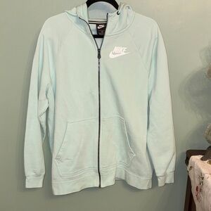 Nike Sky Blue Full-Zip Hoodie